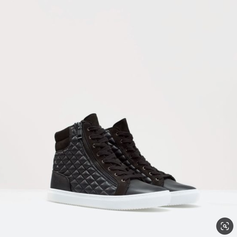 Zara Quilted Trainers Size 41 / 10 - Like New